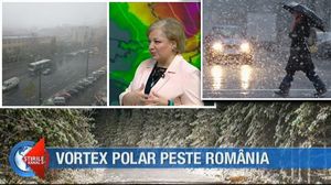Vremea se schimba dramatic! Vortexul polar, fenomenul care aduce frigul. Florinela Georgescu, Director Executiv A.N.M.: "O sa ajungem sa ne obisnuim"