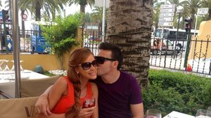 Bianca si Adrian intr-un moment de tandrete