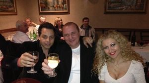 Dupa un concert sustinut in L.A, Jean de la Craiova a cinat cu Radoi si cu Anamaria Ferentz