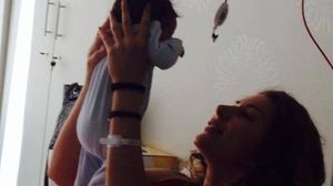 Carmen Bruma, mandra de bebelusul ei