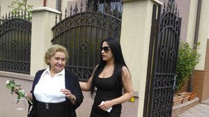 Gabi Lunca, alaturi de fata cea mica, Rebeca