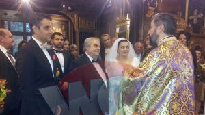 Cornelia Catanga si Aurel Padureanu, in biserica