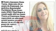 Un articol din presa ieseana, 2007, care descria relatia Oanei cu Vlad Hogea