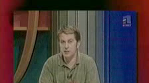 Pavel Bartos a prezentat matinalul la TVR in 2002