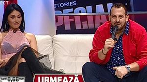 VIDEO Loredana Pastrama a facut test de sarcina in direct si a aflat ca e gravida! Cristi "Peste" nici nu vrea sa auda de copil! "Nu e al meu, e bastardul lui Belmondo sau al lu' Satana" novalue