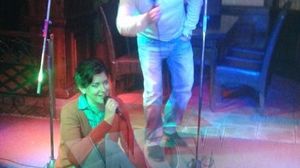 Ana Maria, ca o adevarata profesionista, pe scena