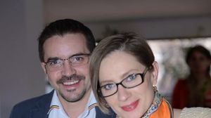 Maria Olaru si Bogdan Diaconu, in ziua cununiei