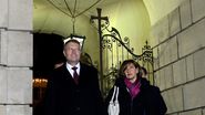 Cuplul prezidential, in decembrie, la iesirea de la un concert