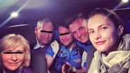 Oana (dreapta) si "soacra" Livia (stanga)