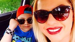 FOTO! La 6 ani, baiatul Nicoletei Guta are bratari de smecher