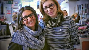 Anca Radulescu, alaturi de femeia pe care o admira, americanca Bobbi Brown