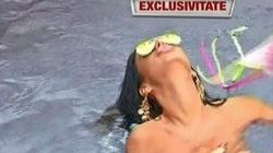 VIDEO Renata s-a dezlantuit in Bulgaria! A renuntat la sutien si si-a aratat silicoanele in toata splendoarea