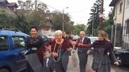 Tatal Andrei, mama ei si sora acesteia
