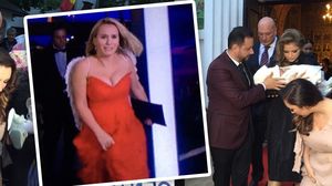 FOTO EXCLUSIV! Aparitie ravasitoare a Andreei Esca la botezul lui Maruta! Prezentatoarea tv a venit cu... aripi de inger!