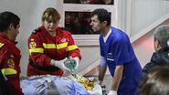 Medicii au salvat victimele si le-au transportat la spitale