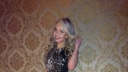 Barbie de Romania a imbracat o rochie cu imprimeu animal print