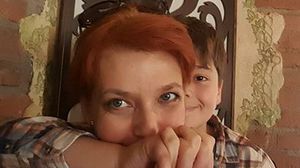 Bianca Brad si fiul ei