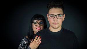 Ozana Barabancea si fiul ei, Andrew
