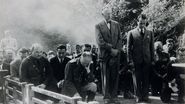 Imagini din 1940, de la reinhumarea legionarilor la Predeal