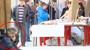 Asta e culmea! Daniel Iordachioaie a ajuns sa cerseasca la metrou! Imaginile astea cu el te vor scoate din minti! Oare cum e posibil asa ceva?