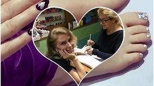 Extravaganta pana la capat! Uite cum si-a facut Corina unghiile de la maini si de la picioare! Imagini WOW! novalue