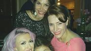 De la botez nu au lipsit Andreea Balan, Alina Puscas si Monica Davidescu, insotita de fiica sa