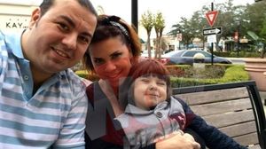 Luminita Anghel, alaturi de sotul ei si fiul lor