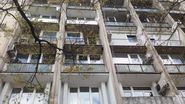 Blocul in care locuieste Albulescu este chiar vizavi de Teatrul Constantin Nottara