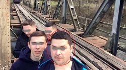 FOTO! Fratele Alinei Borcea si-a facut un selfie pe calea ferata cand venea trenul!
