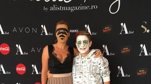 Andreea Esca si fiul ei, Aris