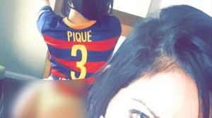 "Cel mai frumos fund al Braziliei" a pus ochii pe Pique! Shakira are toate motivele sa fie geloasa! Miss BumBum s-a pozat goala special pentru sotul artistei! Imaginile au ajuns la el in telefon novalue