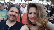 La un concert rock, alaturi de Remus Cernea