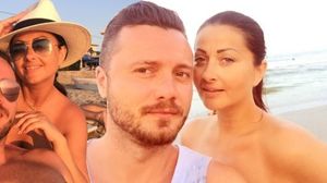 VIDEO EXCLUSIV! Gabriela Cristea, in vacanta pe plajele din Grecia! Vedeta Kanal D si-a aratat bustul perfect si s-a balacit toata ziua in mare cu sotul ei, Tavi Clonda