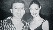 Valentina si Nicu Soldatu, in urma cu foarte multi ani. O poza ca intre prieteni. Foto: revista VIP