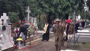 Imagine surprinsa ieri, la inmormantarea lui Marin Moraru