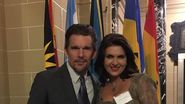 Simona Steriu s-a pozat alaturi de actorul Ethan Hawke