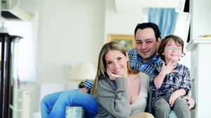 Ileana, impreuna cu sotul si fiul ei