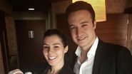 Hatice si sotul ei, in urma cu cateva saptamani, cu bebelusul unor prieteni