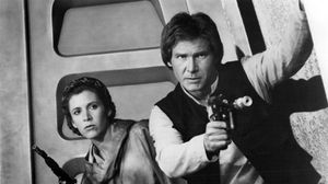 Printesa Leia si Han Solo, in perioada in care erau iubiti