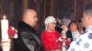 Ligia Fratila si Nicusor Filip, la biserica