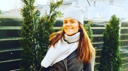 A crescut atat de mare burtica, incat abia se mai poate inchide la palton! Cum arata graviduta Cristina Siscanu in a saptea luna de sarcina?