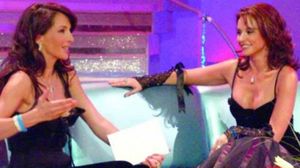 Andreea Marin si Mihaela Radulescu, in urma cu vreo 10 ani, in aceeasi emisiune