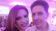 Cristina Spatar si bunul ei prieten, Nicusor Iordan, la nunta Claudiei