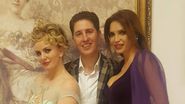 Cristina, alaturi de Nicusor Iordan si o buna prietena la nunta Claudiei