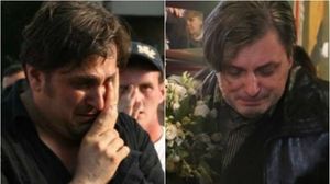 Cand durerea ia acelasi chip! Asemanare CUTREMURATOARE: cum au aratat Cornel Gales si Petru Mircea, la mormant, in ziua in care fiecare si-a ingropat sotia! Sotul Ilenei Ciuculete seamana la perfectie cu vaduvul Madalinei Manole! FOTO EXCLUSIV