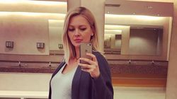 O blonda celebra de la noi e din nou insarcinata! A tinut secret pana acum! Wow, ce burtica mare are!