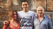 Zerrin Tekindor, alaturi de fiul ei si de fostul ei sot
