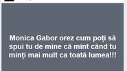 Cateva luni mai tarziu, Fyfy o acuza pe Moni ca e mincinoasa
