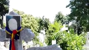 Mormantul lui Marin Moraru, in urma cu cateva saptamani