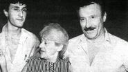 Olga Tudorache, intr-o fotografie de arhiva, alaturi de Radu Duda (stanga) si Victor Rebengiuc